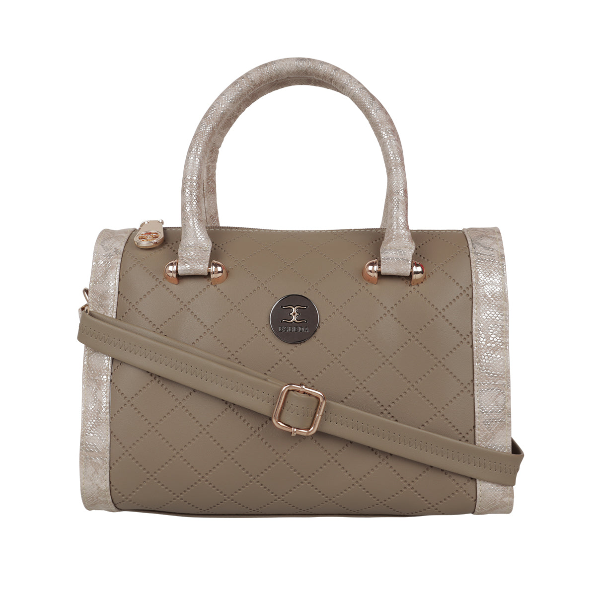Glitter Top Handle Handbag For Womens