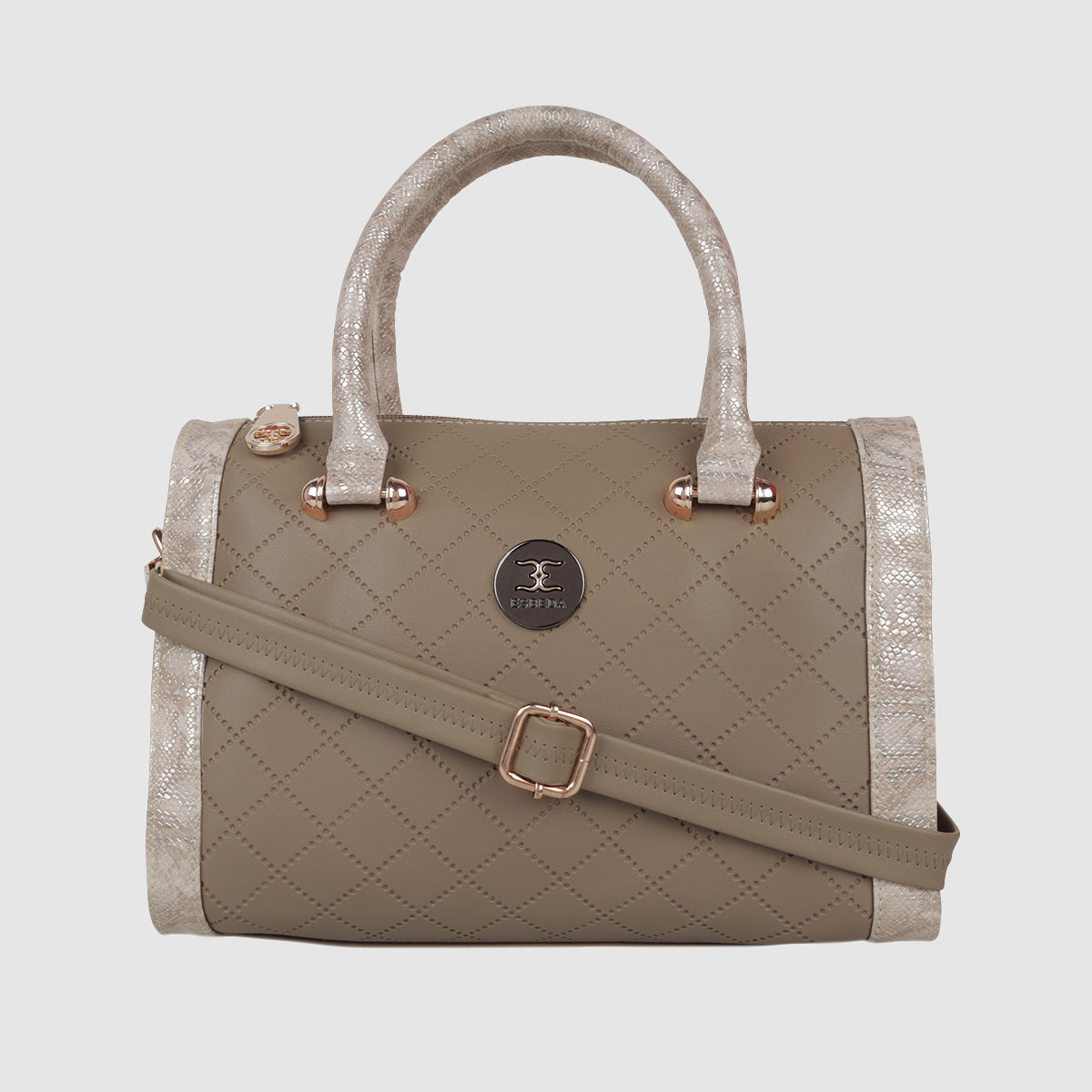 Glitter Top Handle Handbag For Womens
