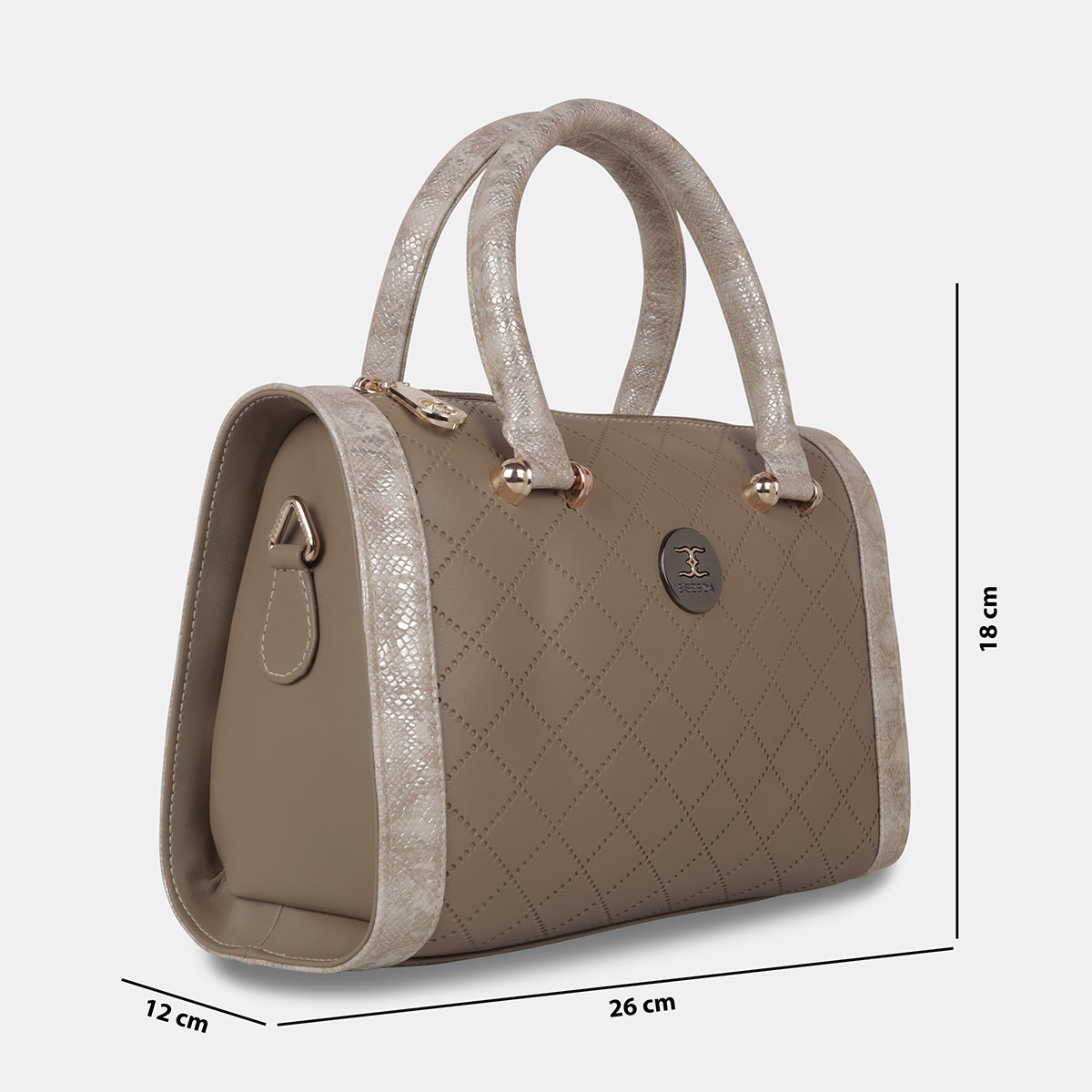 Glitter Top Handle Handbag For Womens