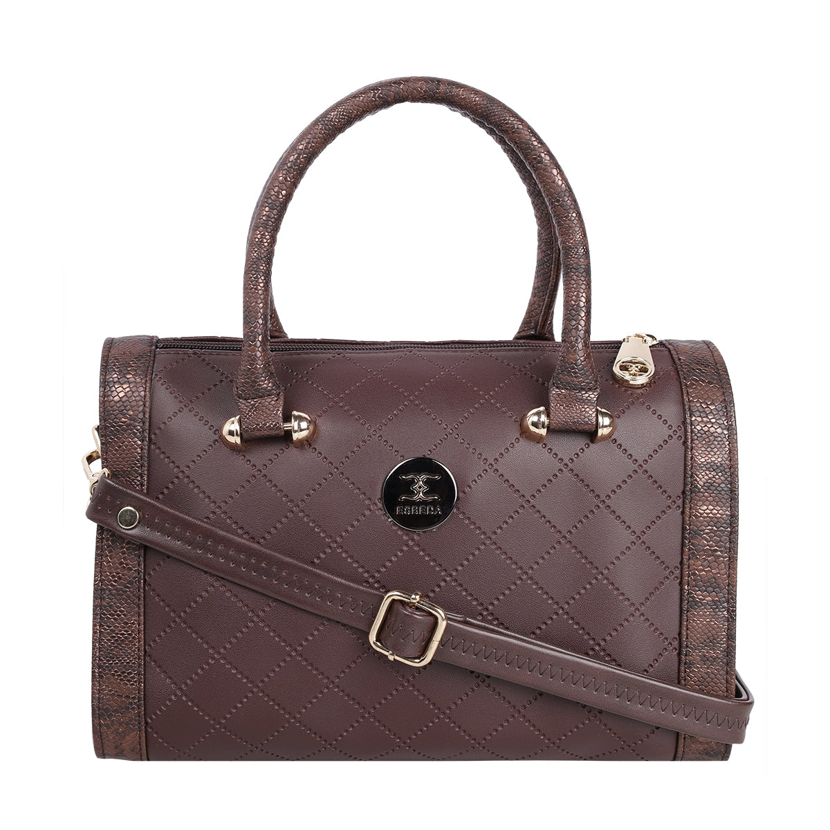 Glitter Top Handle Handbag For Womens