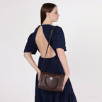 Glitter Top Handle Handbag For Womens