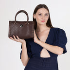 Glitter Top Handle Handbag For Womens