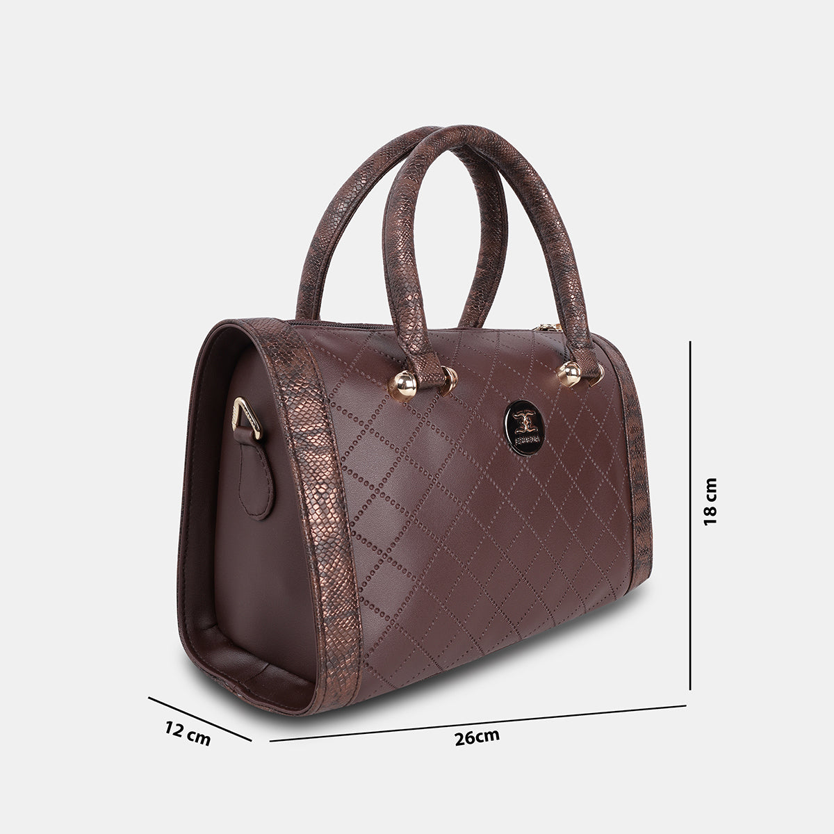 Glitter Top Handle Handbag For Womens