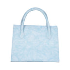 Solid Croco Texture Handbag For Womens