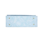 Solid Croco Texture Handbag For Womens