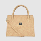 Solid Croco Texture Handbag For Womens