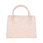 Solid Croco Texture Handbag For Womens