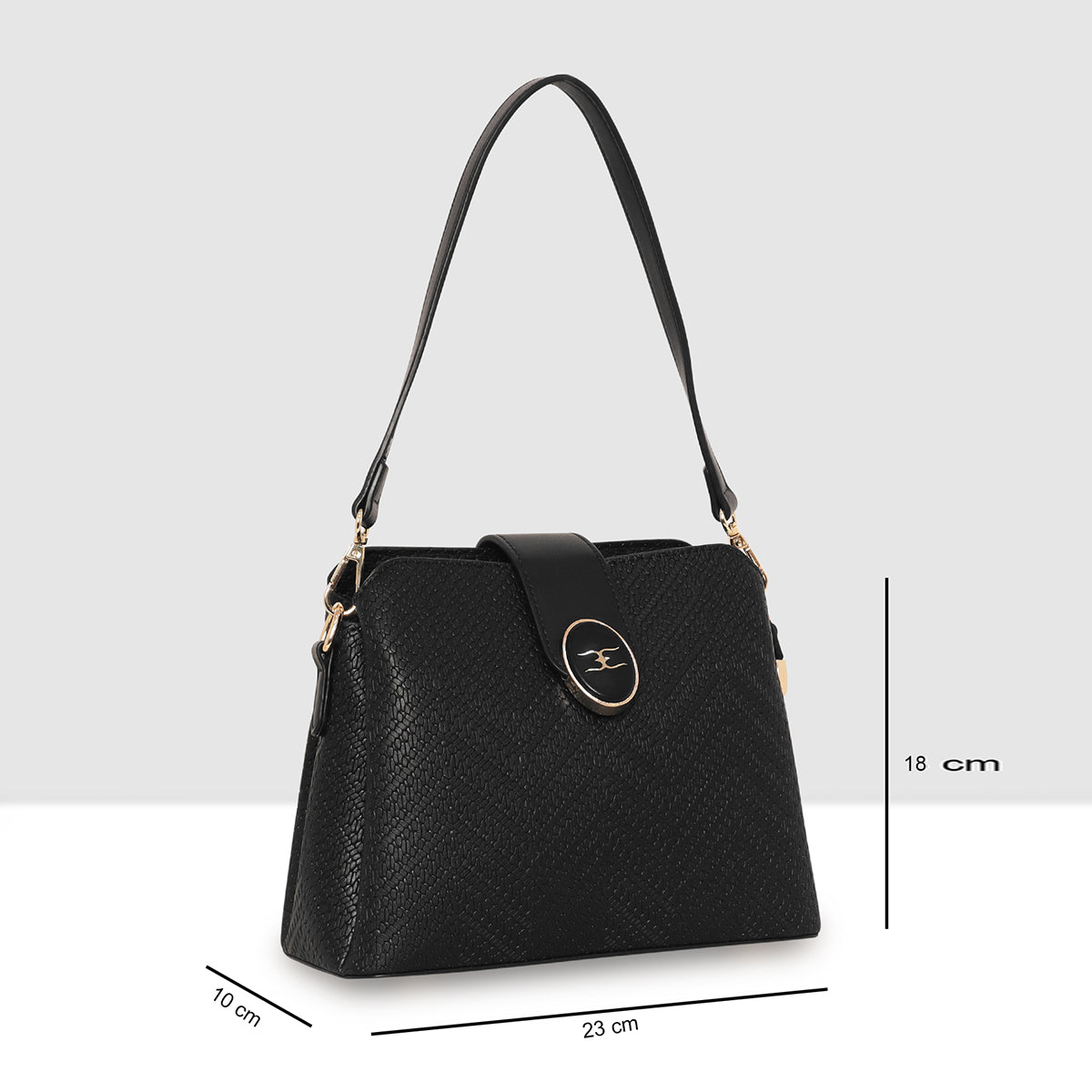 Texture Structured Sling Bag For Womens Secondary image