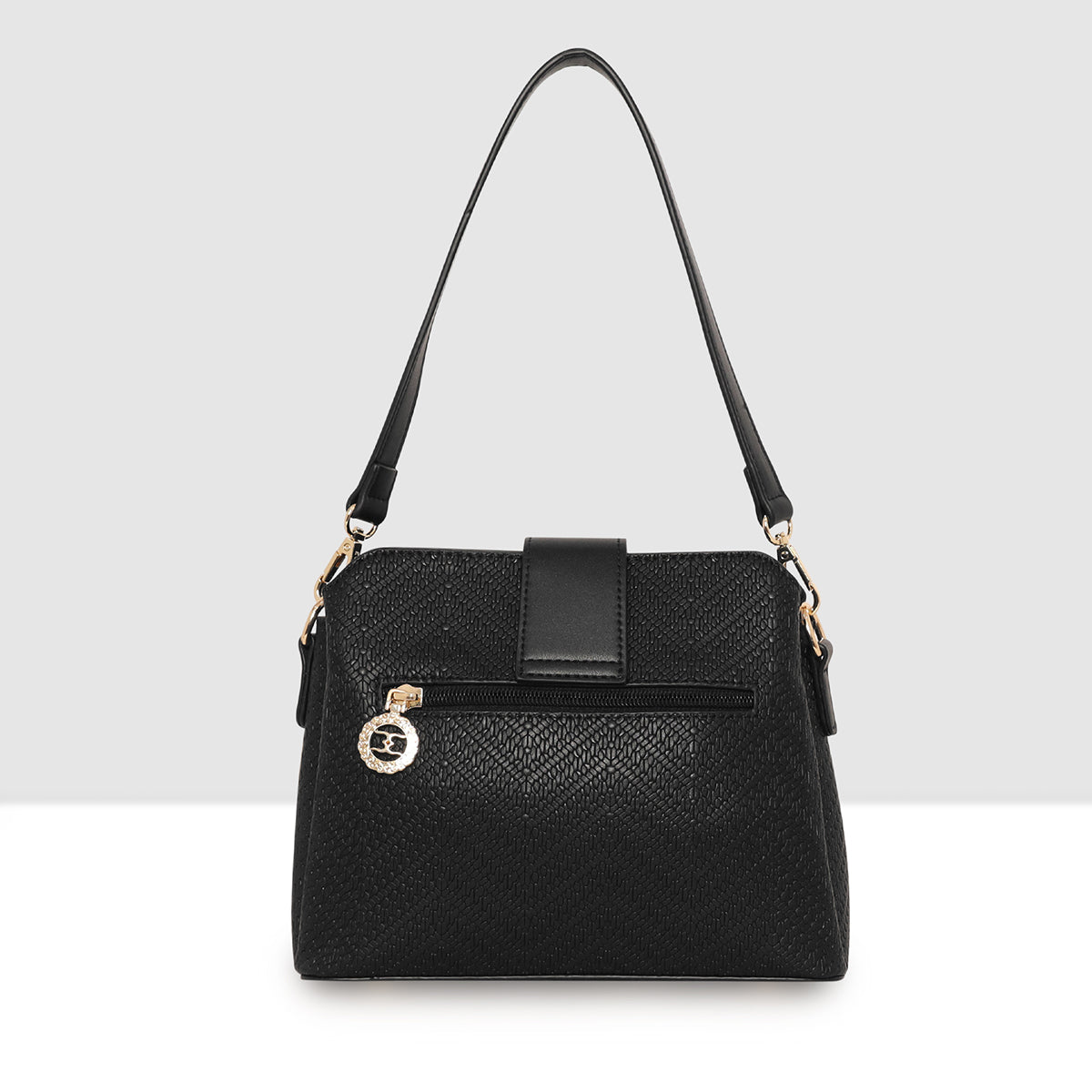 Texture Structured Sling Bag For Womens