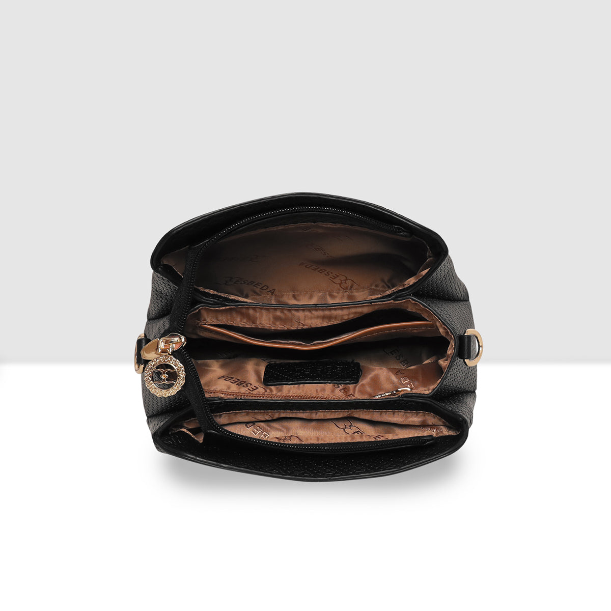 Texture Structured Sling Bag For Womens