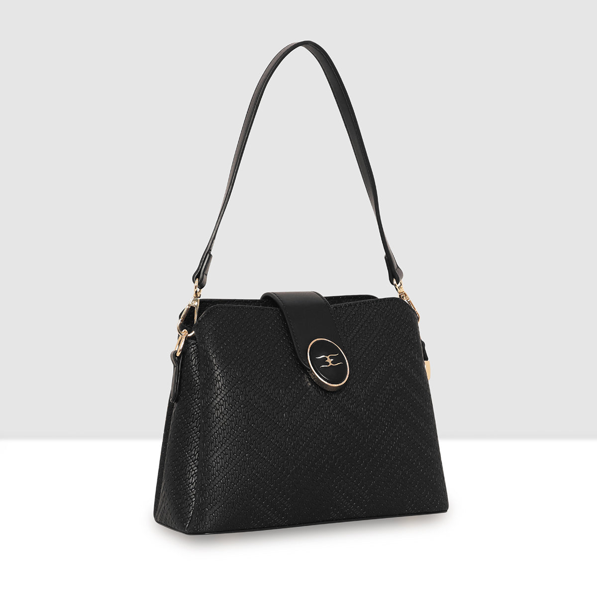 Texture Structured Sling Bag For Womens