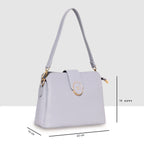 Texture Structured Sling Bag For Womens