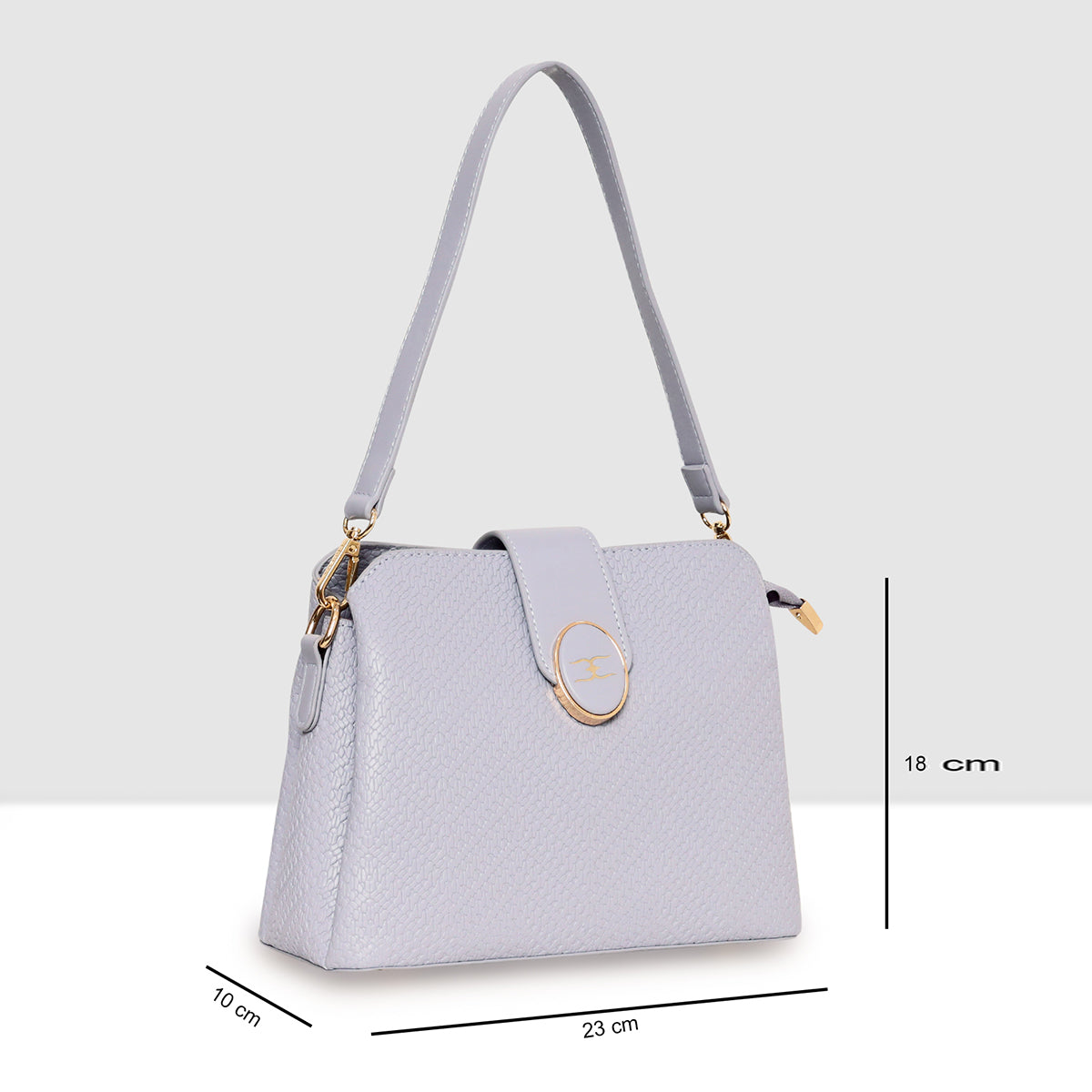 Texture Structured Sling Bag For Womens