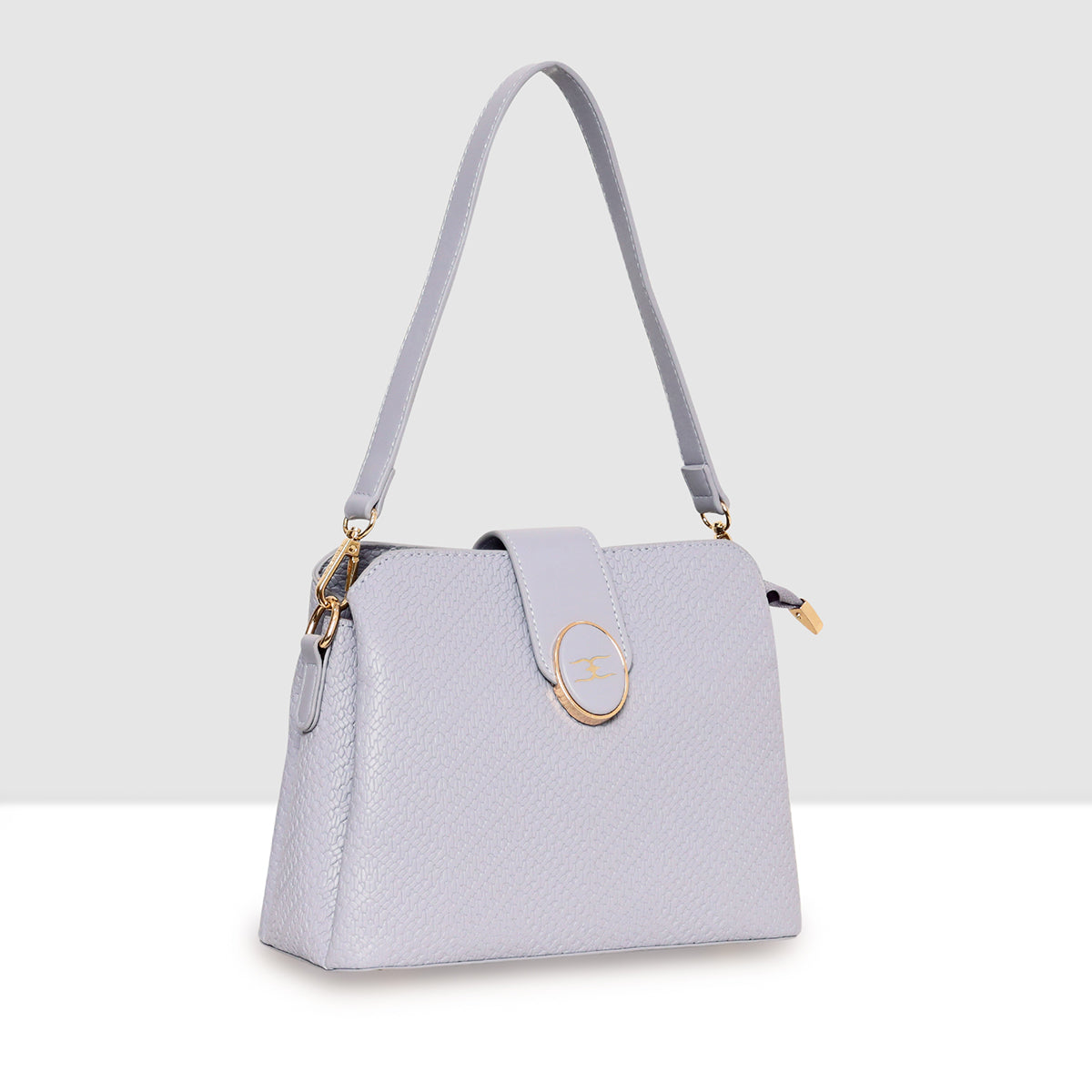 Texture Structured Sling Bag For Womens