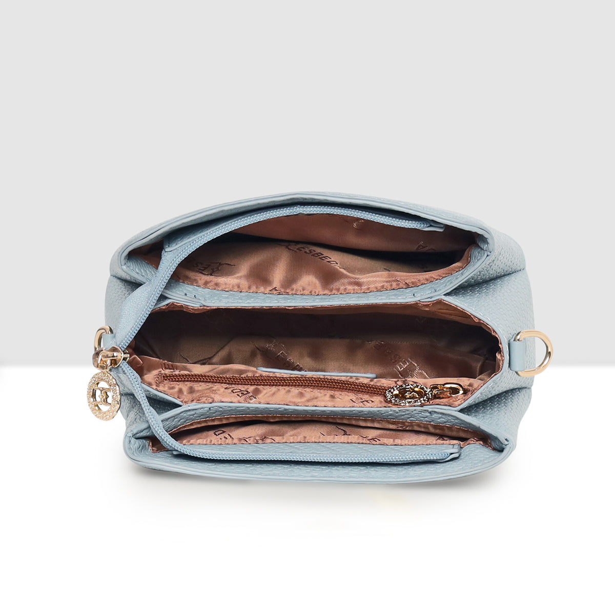 Texture Structured Sling Bag For Womens
