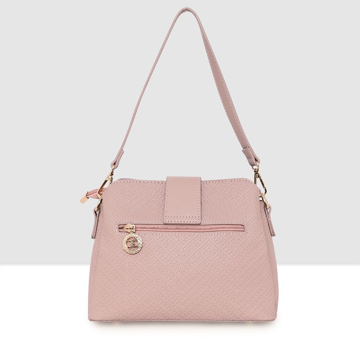 Texture Structured Sling Bag For Womens