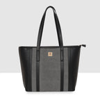 Fish Croco Suede Textured Handbag For Womens