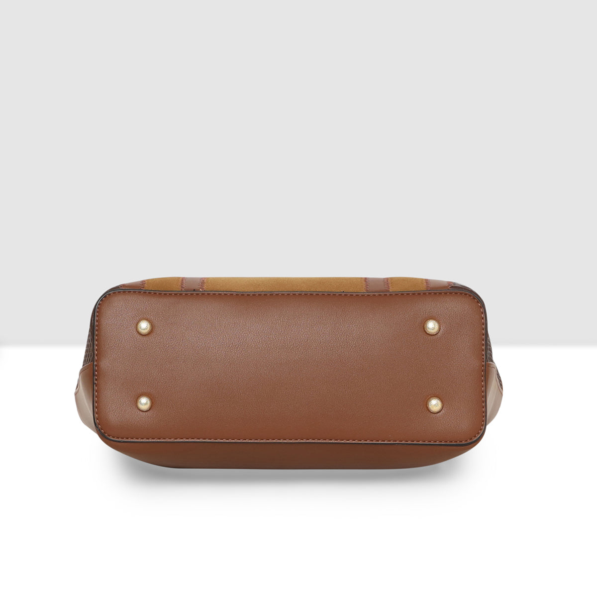Fish Croco Suede Textured Handbag For Womens
