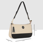 Solid Pattern Classic Drymilk Handbag For Womens