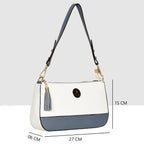 Solid Pattern Classic Drymilk Handbag For Womens