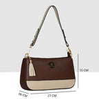 Solid Pattern Classic Drymilk Handbag For Womens