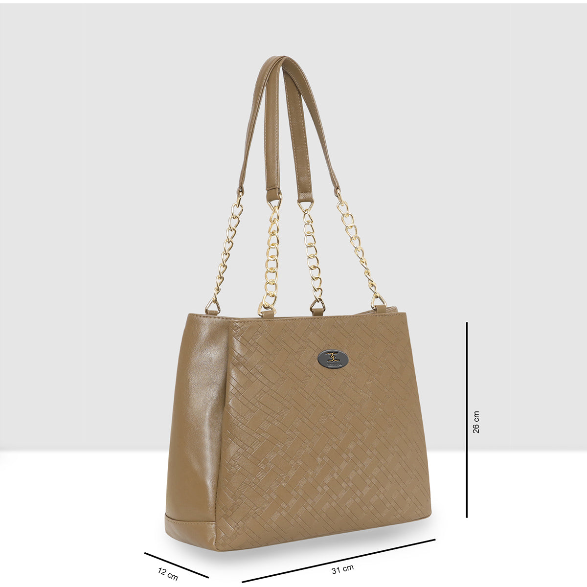 Embossed Textured Handbag For Womens