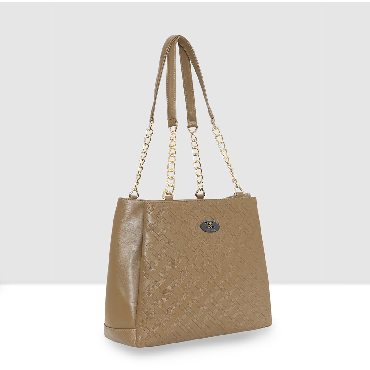 Embossed Textured Handbag For Womens