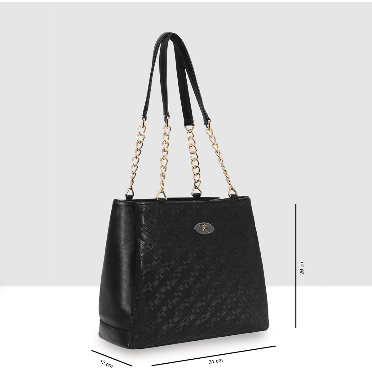 Embossed Textured Handbag For Womens