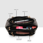 Embossed Textured Handbag For Womens