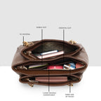 Embossed Textured Handbag For Womens