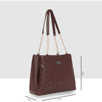 Embossed Textured Handbag For Womens