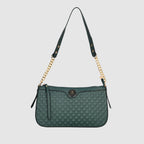 Solid Pattern Checks Texture Handbag For Womens