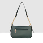 Solid Pattern Checks Texture Handbag For Womens
