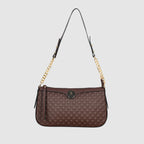 Solid Pattern Checks Texture Handbag For Womens
