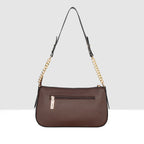 Solid Pattern Checks Texture Handbag For Womens