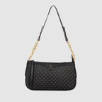 Solid Pattern Checks Texture Handbag For Womens