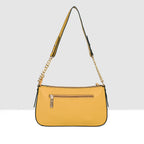Solid Pattern Checks Texture Handbag For Womens