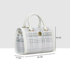 Glitter Shine Textured Handbag For Womens