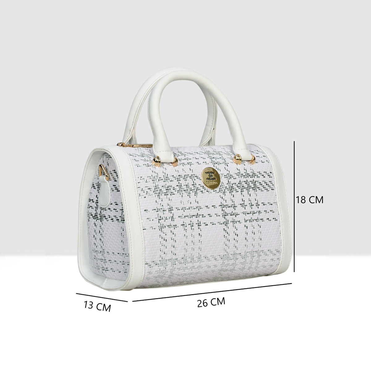 Glitter Shine Textured Handbag For Womens