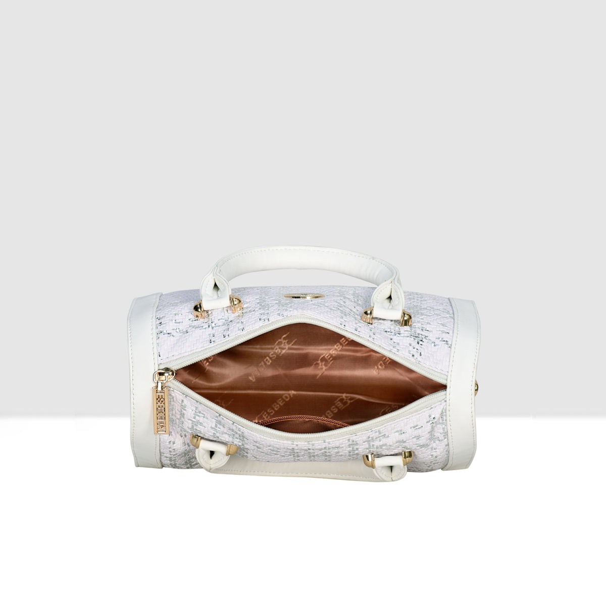 Glitter Shine Textured Handbag For Womens