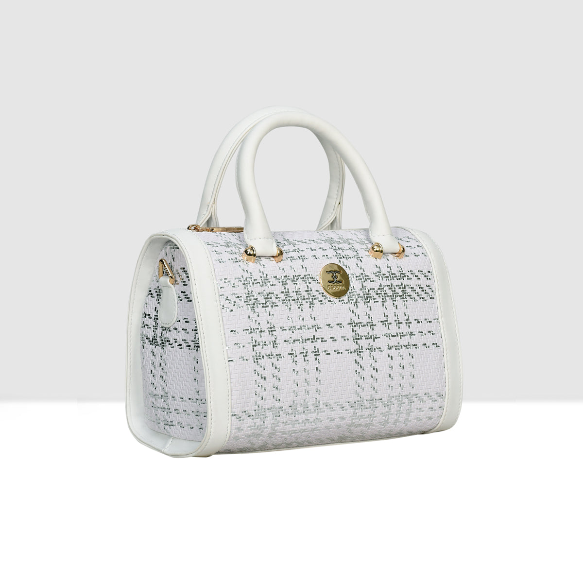 Glitter Shine Textured Handbag For Womens
