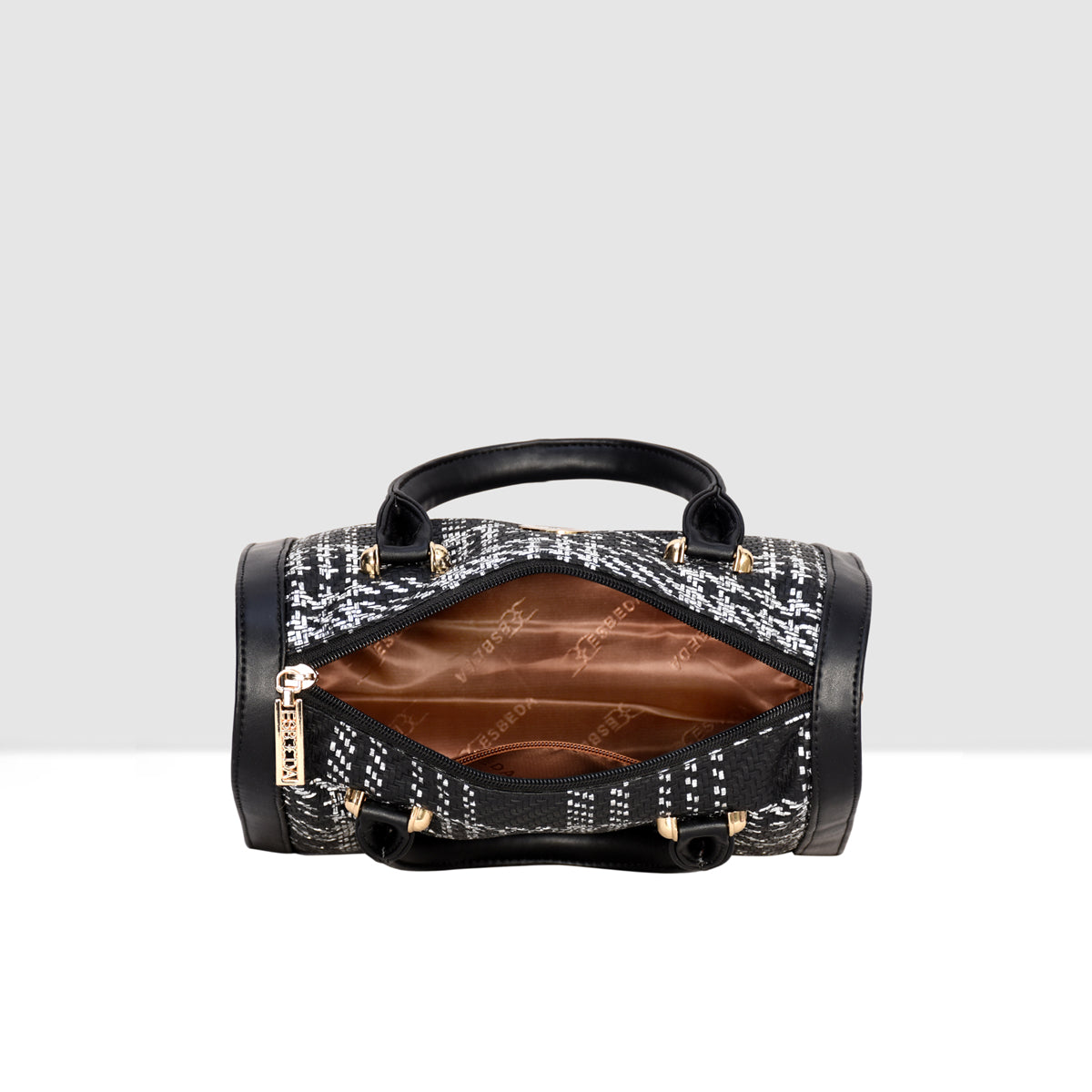 Glitter Shine Textured Handbag For Womens