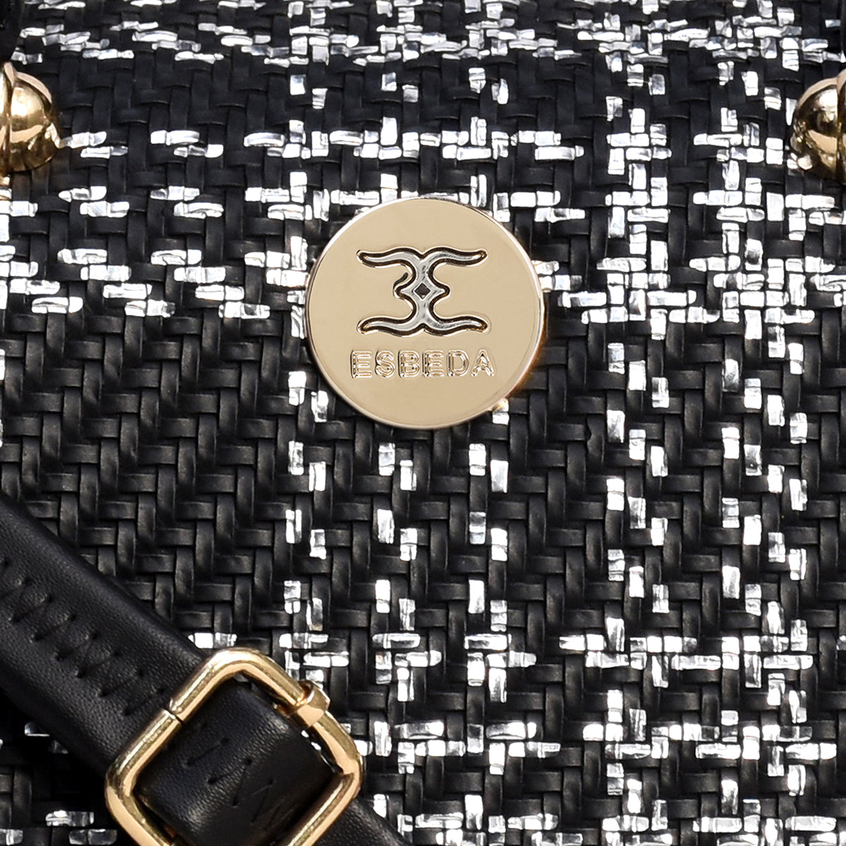 Glitter Shine Textured Handbag For Womens