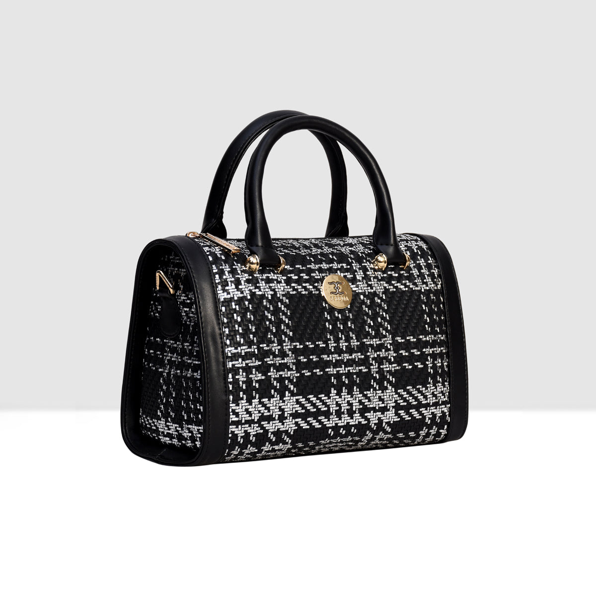 Glitter Shine Textured Handbag For Womens