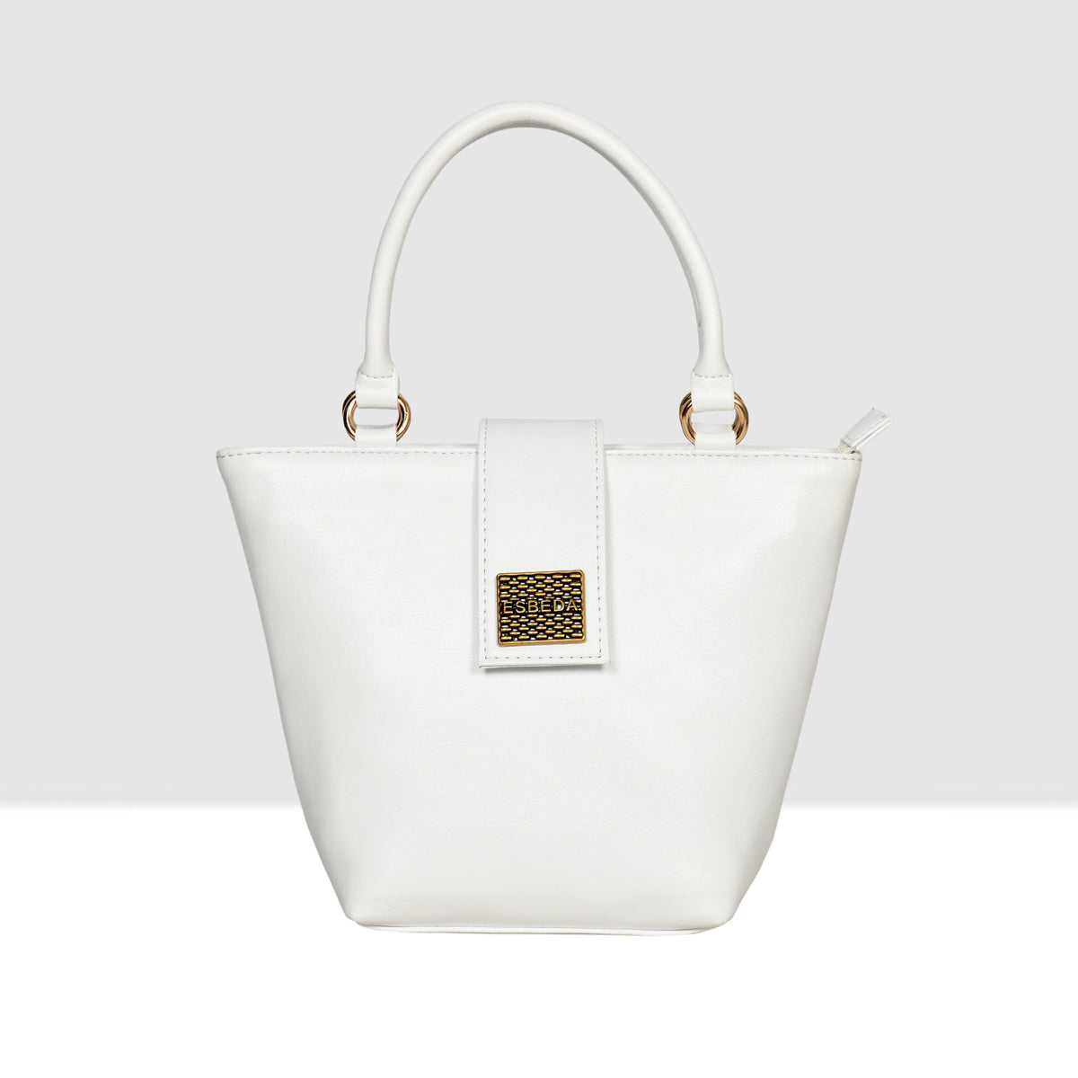 Structured Top Handle Handbag For Womens