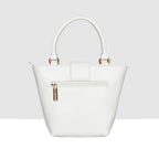Structured Top Handle Handbag For Womens