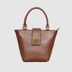 Structured Top Handle Handbag For Womens