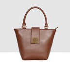 Structured Top Handle Handbag For Womens