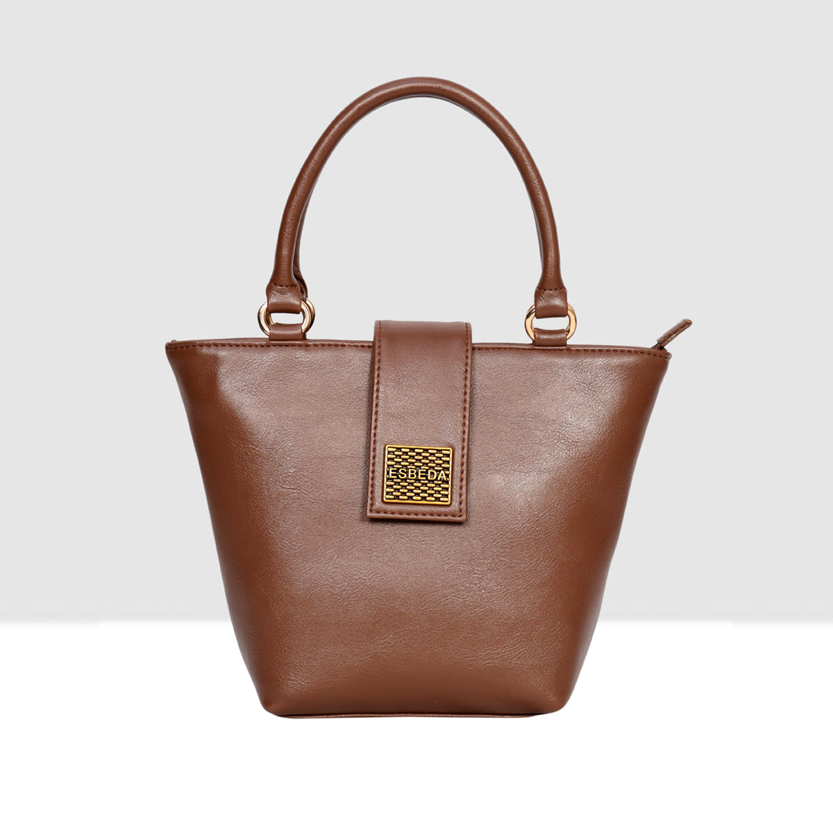 Structured Top Handle Handbag For Womens