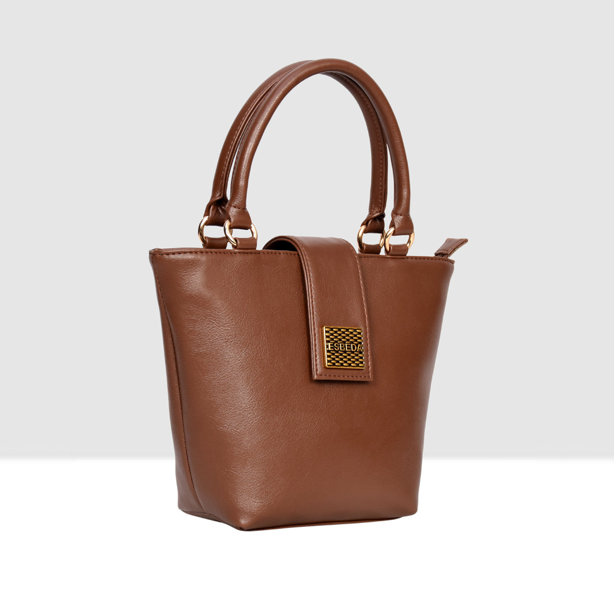 Structured Top Handle Handbag For Womens